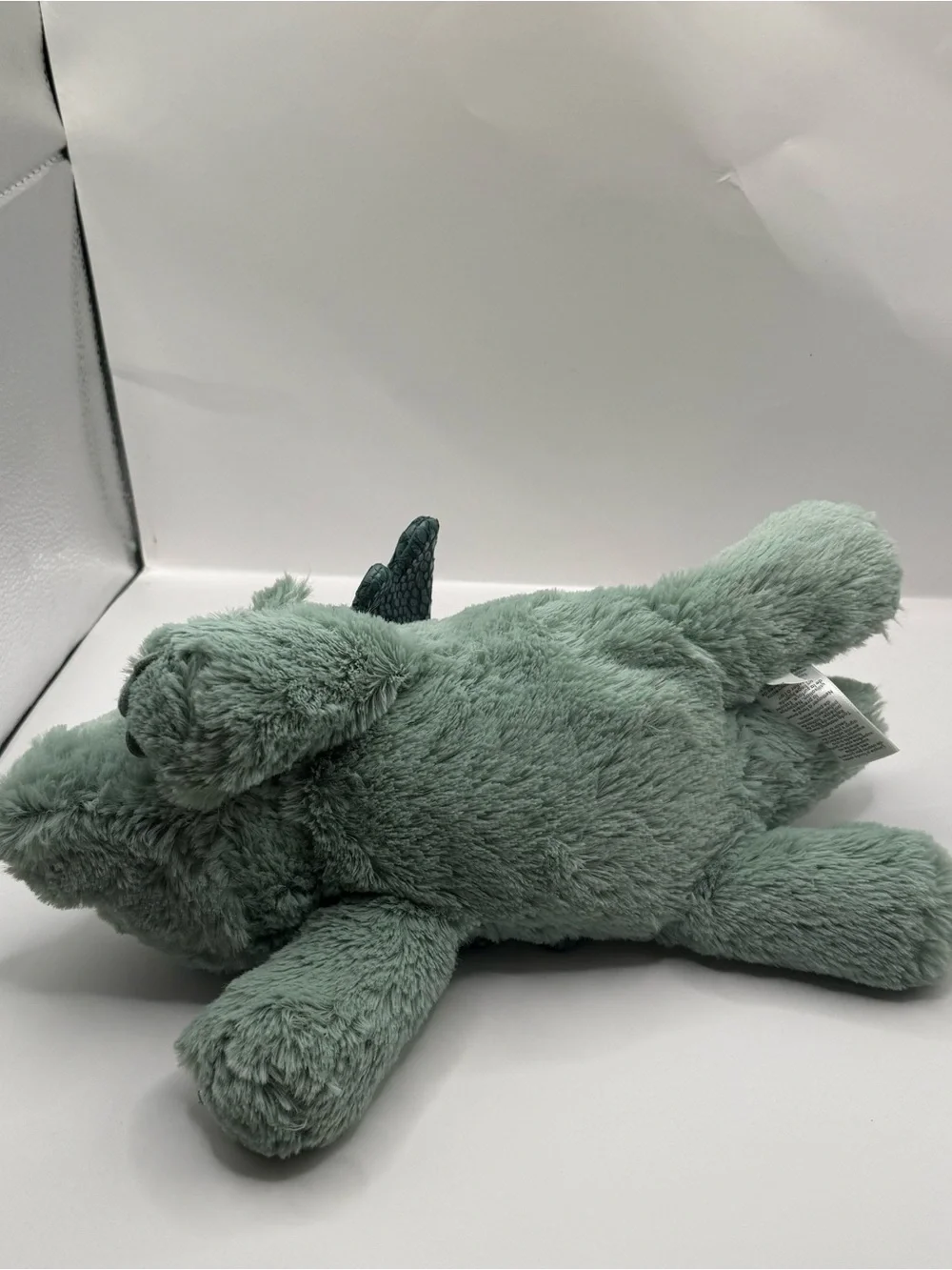 Carters Sage Green Dragon Dinosaur Stuffed Animal Plush